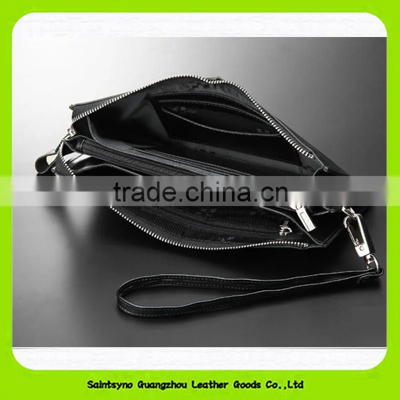 15714 Brand RFID wallet real leather RFID blocking travel wallet men