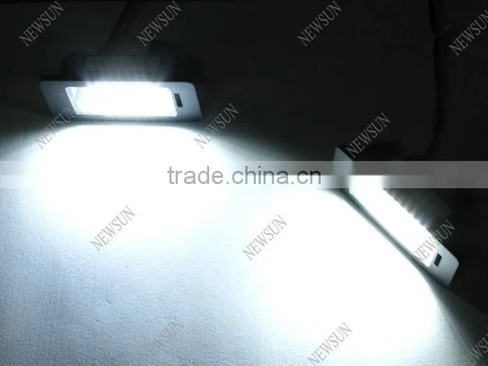 12V Voltage and LED Lamp Type License Plate Light