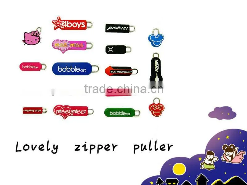 Fashion colorful metal zipper puller