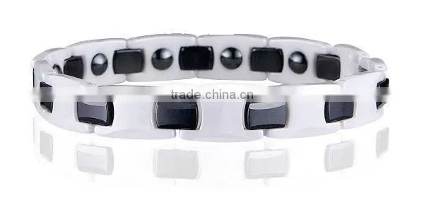 Gift bracelet/friendship bracelets for sale/black ceramic bracelet,add logo