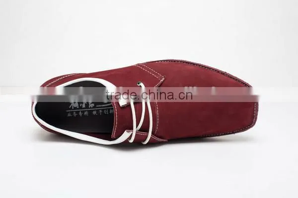 2015 F.W. Collection Ballet Toe Men Casual Shoes Fashion Men Leisure Shoes Nubuck Leather High Quality Men Shoes