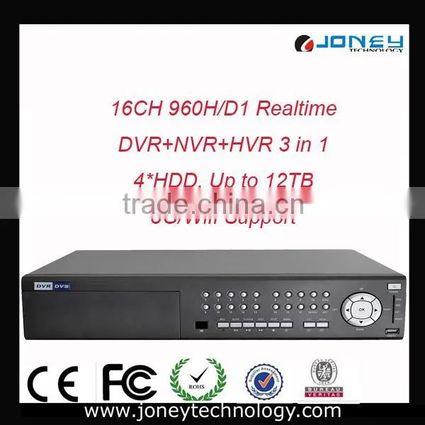 Economical 2HDD 6TB 32CH CIF Wireless Best DVR Recorder