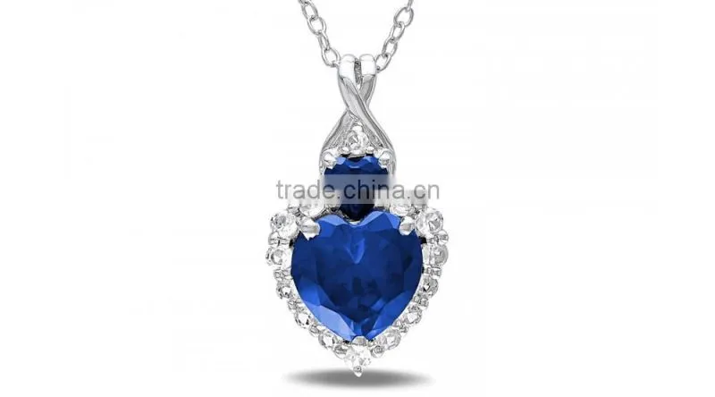 aroma dark blue stone pendant