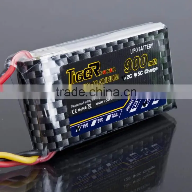 7.4V 900mah Lipo battery for RC multirotor RC helicopter