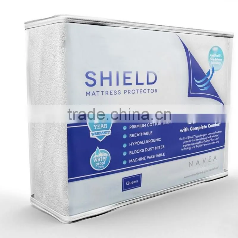 Latest Soft Size Waterproof Terry Towel Elastic Terry Cloth Queen Fitted Sheets