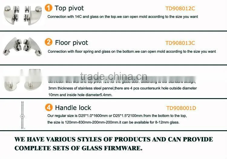 China Manufacturer Modern and Luxury double swing door