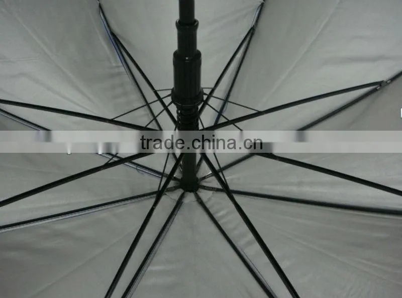 blue auto open waterproof UV advertising golf umbrella