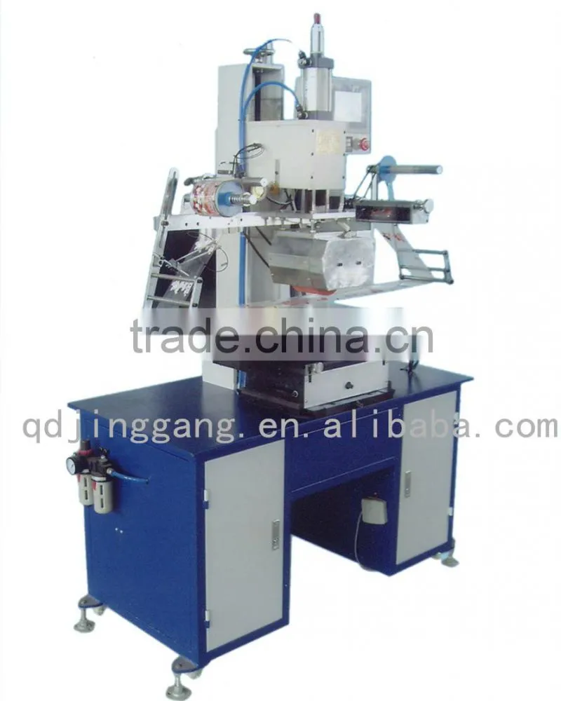 TJ-67 Cosmetic bottle/ Cups/ Lids Roller hot foil stamping machine, thermal transfer printing machine for Curved surface
