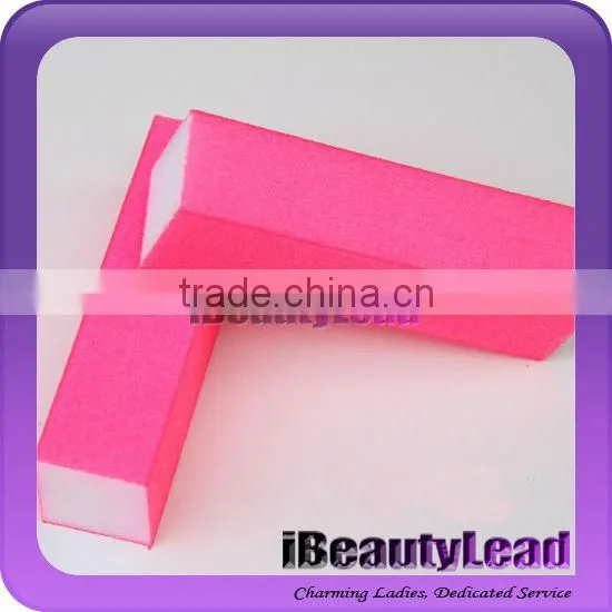 nail buffer block neon nail sanding block file with 6 colors