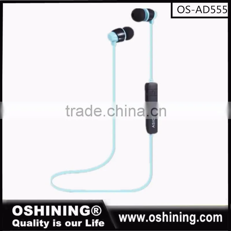 High speed connection rechargeable wireless sport bluetooth earphone