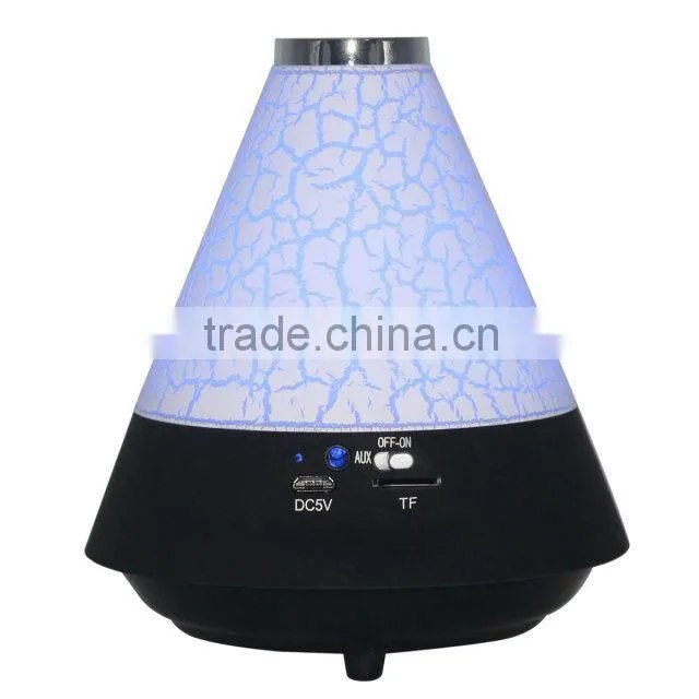 Hot sales! Bluetooth Wireless Speakers With Colorful LED Light Lamp with radio function, handsfree, support TF card