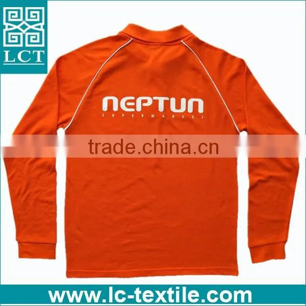 LCTN1780 high quality Cooldry long sleeve polo shirt for fishing