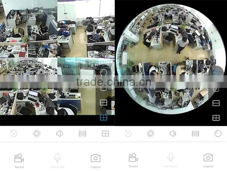 2016 VR camera VR Waterproof Dome Camera with 3D panaroma effection