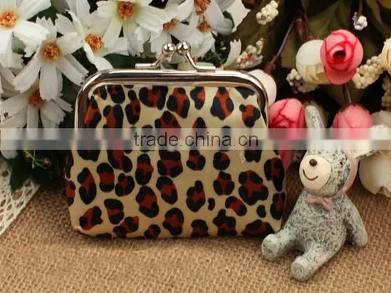 2014 Hot Selling Leopard Print Cute Coin Purse ZTCO-0008