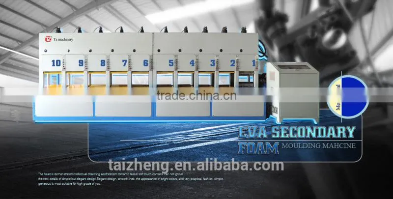FULL AUTOMATIC EVA SECONDARY MOULDING MACHINE