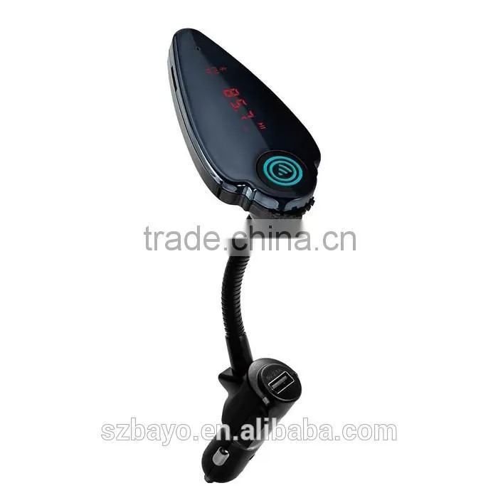 car bluetooth car kit fm transmitter with USB port