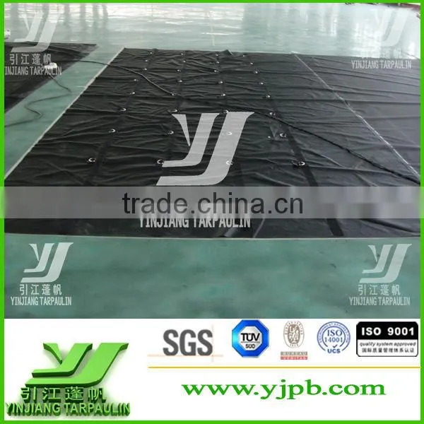 18oz/610gsm vinyl tarps with d-rings, 14'x28' PVC steel Tarpaulin