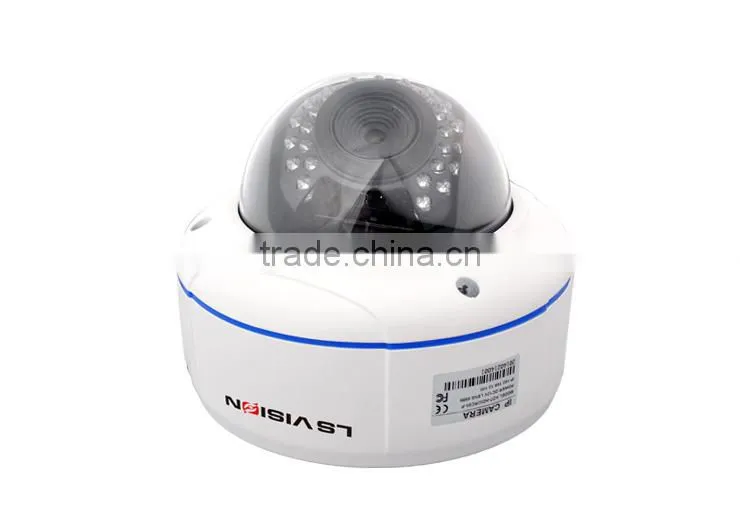 LS VISION Alarm Security Dome Camera 5Mp, Auto Iris Lens CCTV Camera IP camera