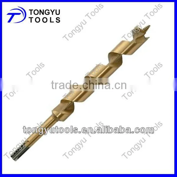 Titanium Finishing Wood Auger Bits For Boring Wood
