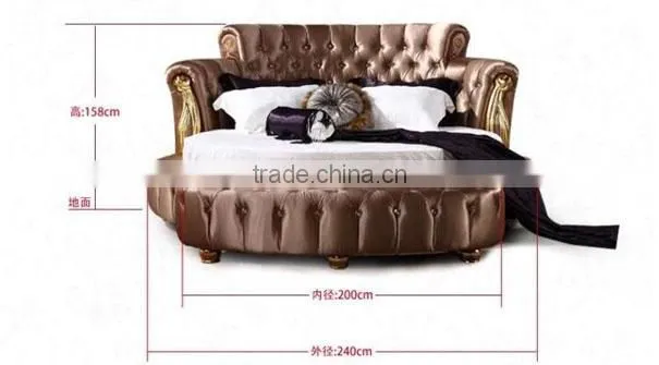 White round bed AMG-BR01