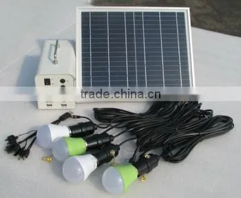 10W solar lighting kits For Home Use and outdoor activities