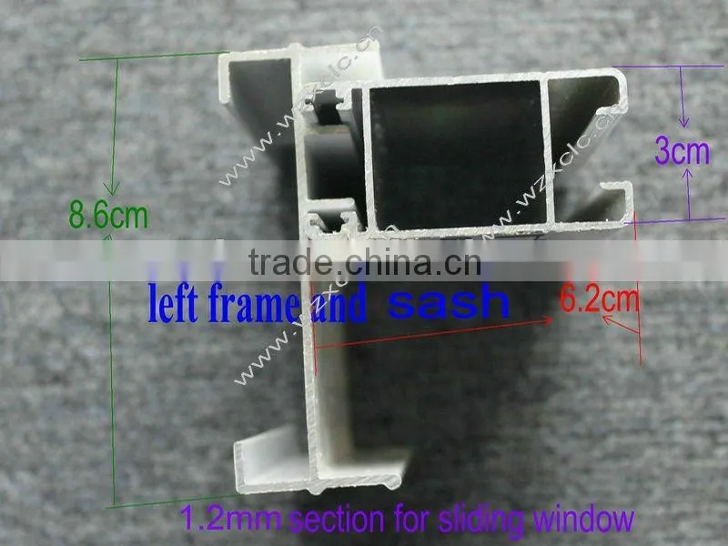 Residential Double Glazing Aluminium Sliding Window