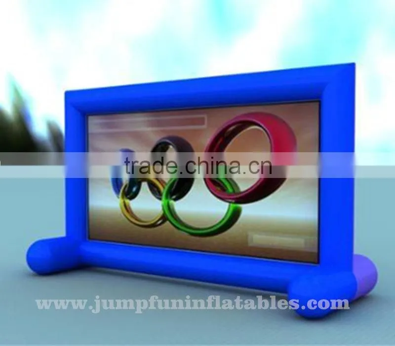 air-tight Inflatable Floating Billboard removable advertising banner water advertising equipments