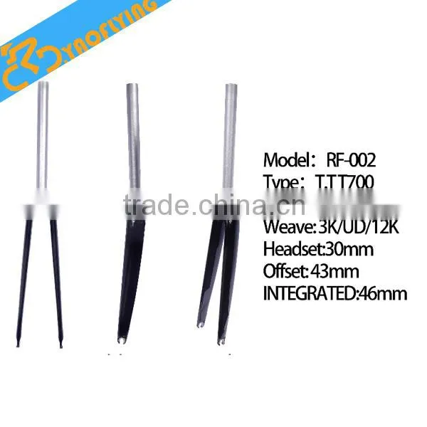 700C colorful carbon bike front fork for bicycle,famous road carbon bicycle parts for sale