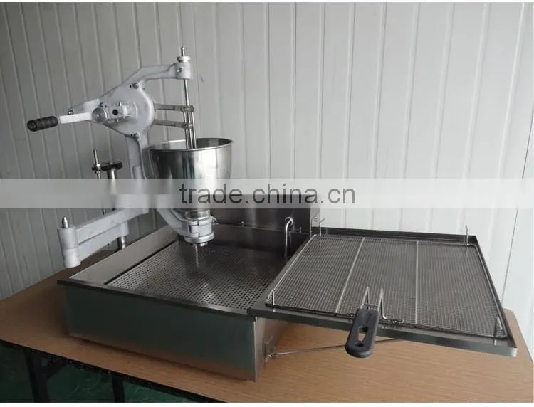 Best selling hight quality 3000W 110V 220V mini Manual type commercial mini donut machine with fryer for sale (T102)