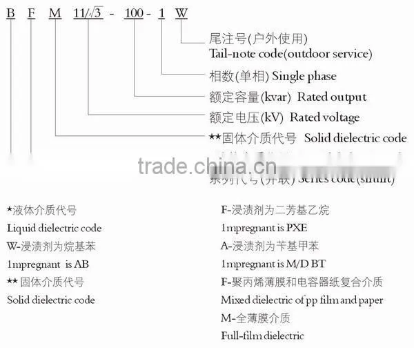 High Voltage Shunt Capacitor Single Phase