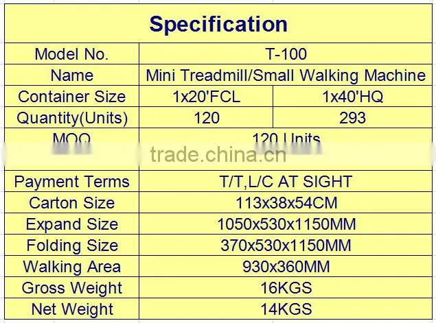 2015 new cheap Mini Treadmill folding machine multi-purpose