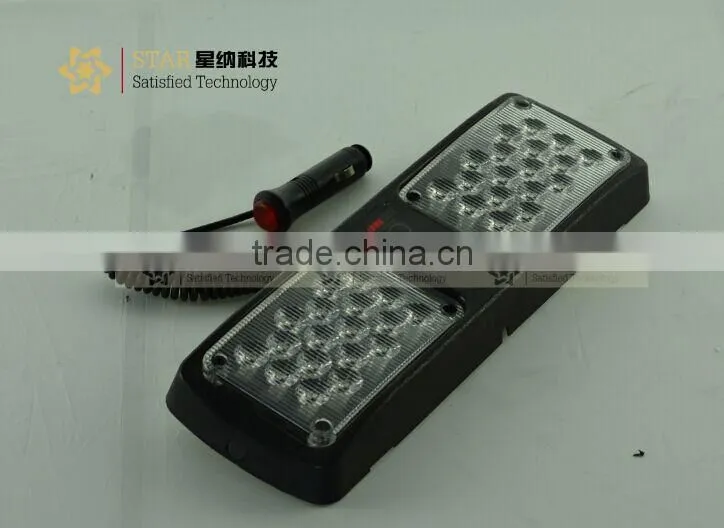 CE certificated 12V Wholesale 0.5W*36 led visor light bar led visor deck dash led lights