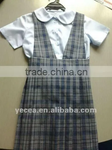 Customer-made school uniform skirts