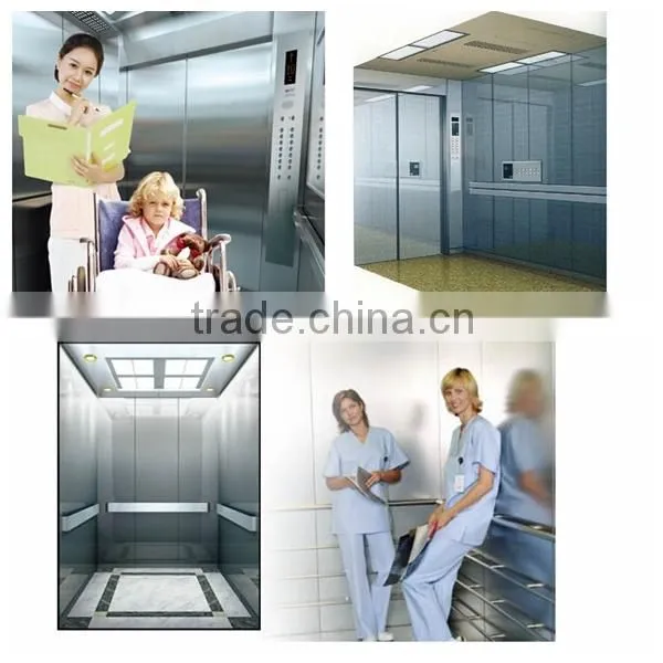 88888 Space Saving & Low Noise Complete Hospital Elevator