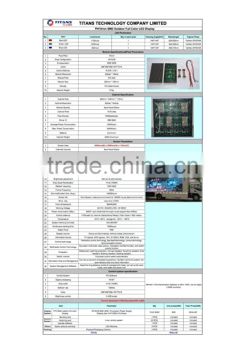 Titans Outdoor transparant Flexible LED Display screen