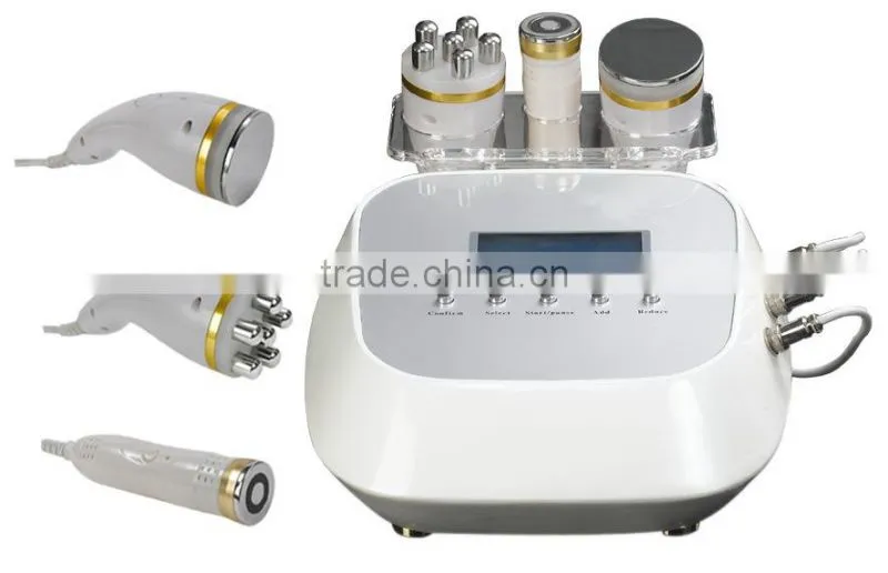 Home design portable rf cavitation slimming beauty product with 5mhz multipolar rf,5mhz bipolar rf and 40k cavitation