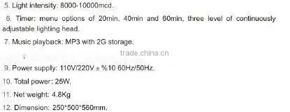 portbale PDT/LED machine for skin rejuvenation(CE approved)