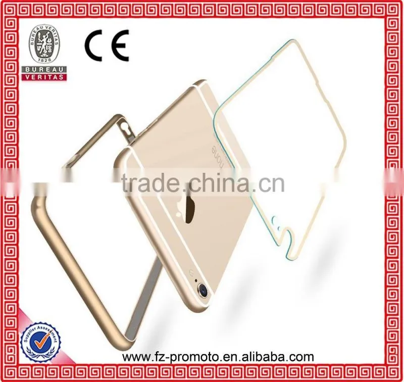 NEW Metal Aluminum +Transparent Acrylic Case for Apple iphone 6 6S 4.7" Accessories Hybrid Luxury Back Cover for iphone6/6S Plus