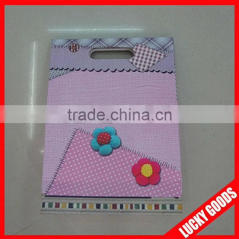 2013 natural recycle custom printed paper bags