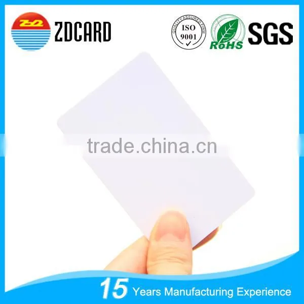 China Supplier 0.76mm Printable Blank Plastic Cards