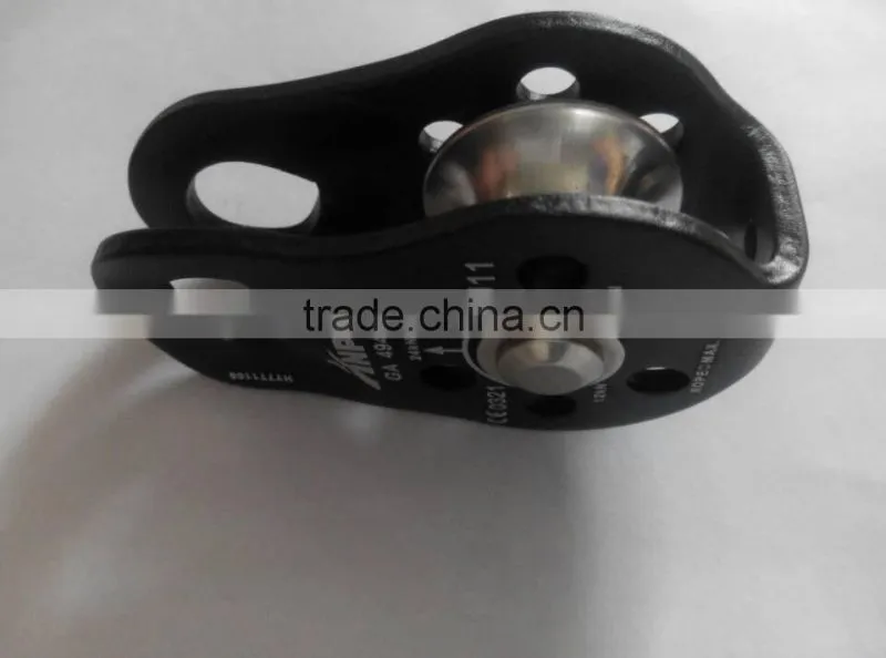 ANPEN CE EN 12278 fixed side rescue pulley Aluminum light weight single climbing pulley