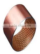 material UF850 bimetal bearing / UF850 Steel+Bronze alloy Bi-metal Bushing / Bimetal Bush UF850