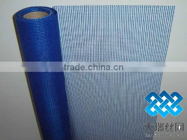 Orange color fiberglass mesh cloth (factory)