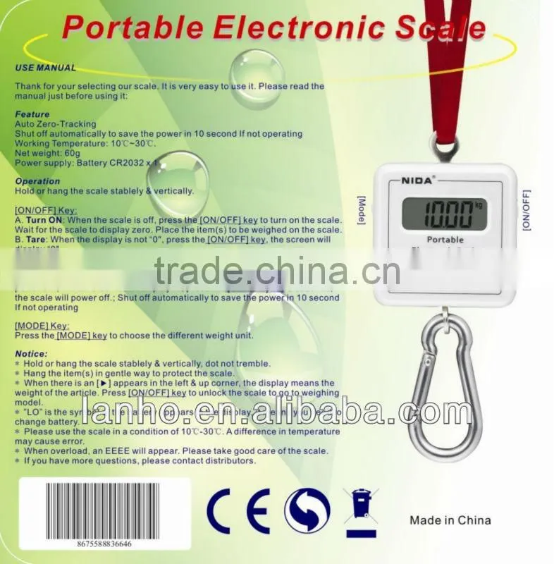 25KG Pocket Portable Digital Electronic Weigh Scale