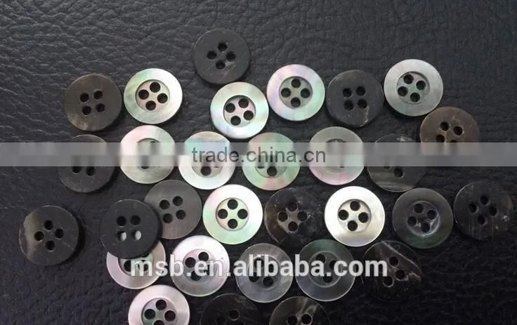 New whitelip mop shell shirt buttons for garment accessories