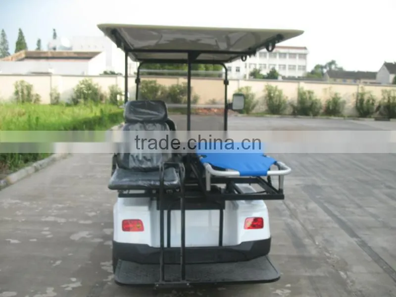 2 seat electric ambulance golf car with CE