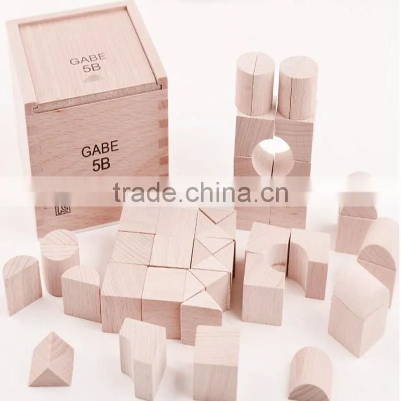 Froebel Baby Kids Toys Creativity Developing Wooden Cube Gabe 5B Learning Educational Preschool Training