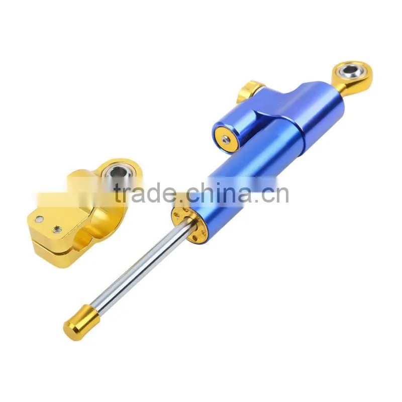 for Universial Motorcycle Adjustable Steering Damper Stabilizer Top Quality Blue