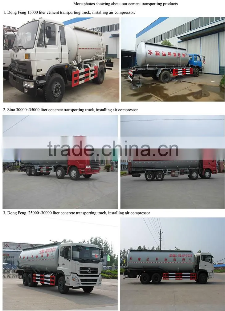 16 cbm bulk concrete tank truck for sale, 16000 liters bulk cement tank truck for sale, 4500 gallons bulk concrete tank truck