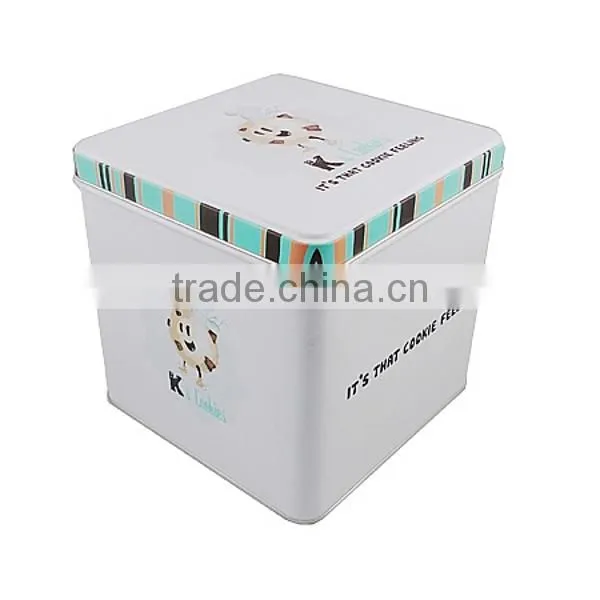 wholesale square metal tin box
